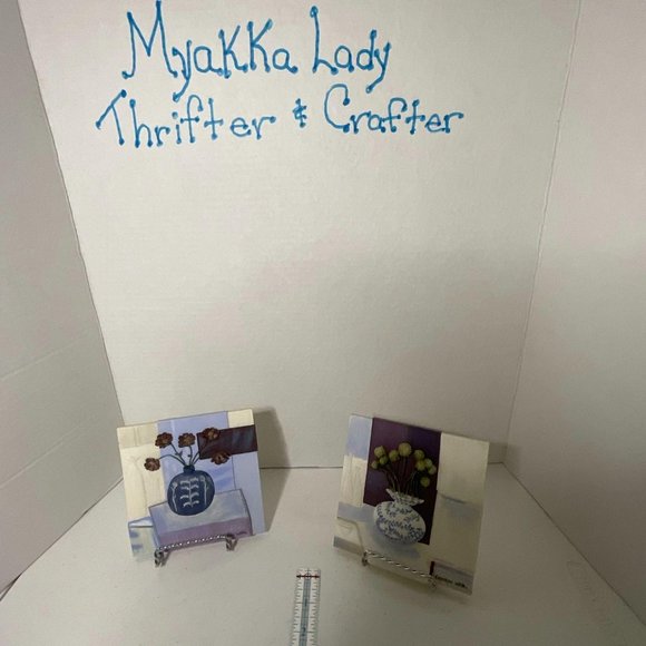 Kathryn White 3-D Signed Ceramic Tiles - Picture 10 of 10